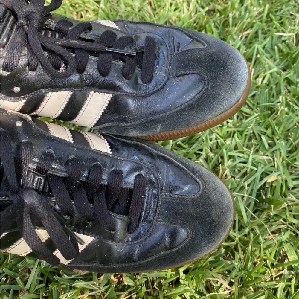 Adidas Samba Classic Mens Black White Gum Sole Indoor Soccer Shoes 034563 Size 8
